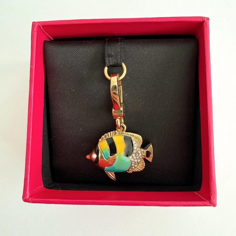 Y2K Juicy Couture Striped Tropical Fish Charm
